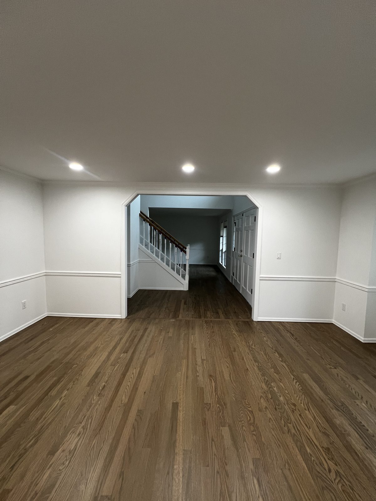 Vacant home freshly painted throughout
